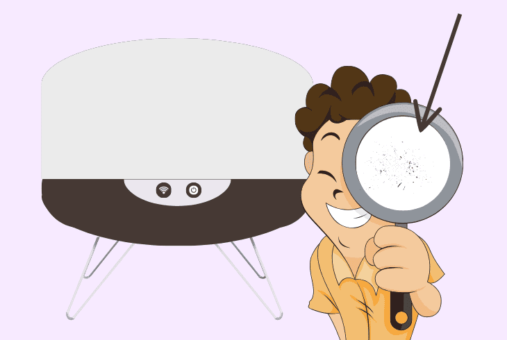 check snoo for dust and debris
