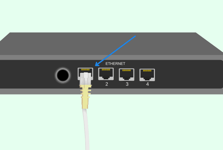 reseat the ethernet cable
