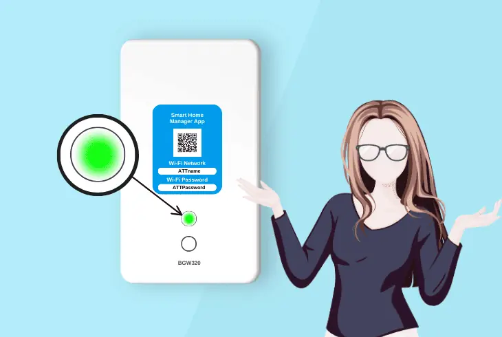 understanding the bgw320 flashing green light