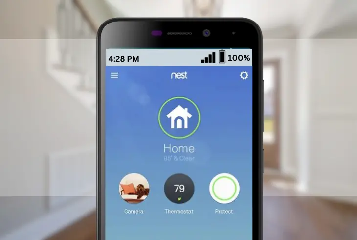nest and google home app indicators