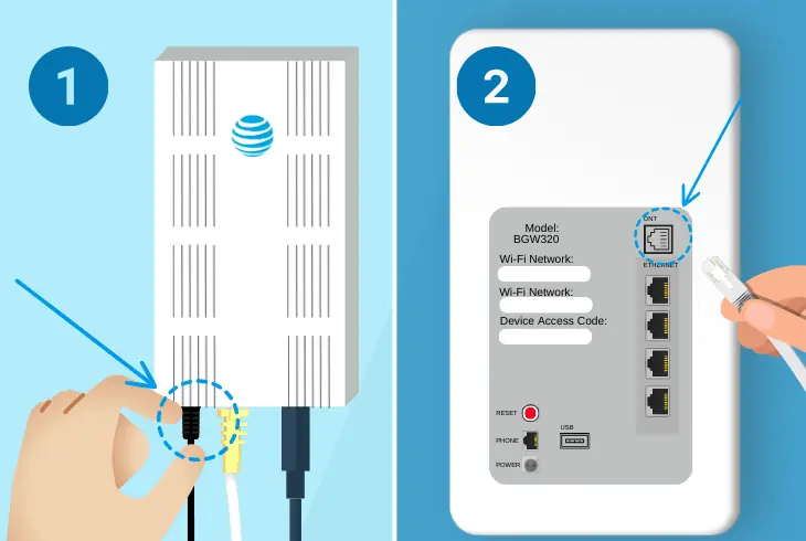 reconnect the internet cable