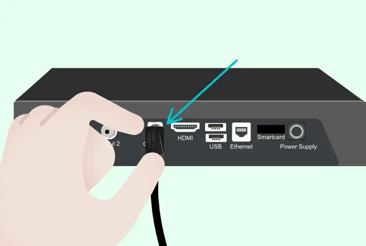 reconnect iq4’s service cable