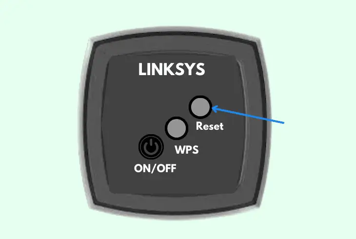 factory reset the linksys velop
