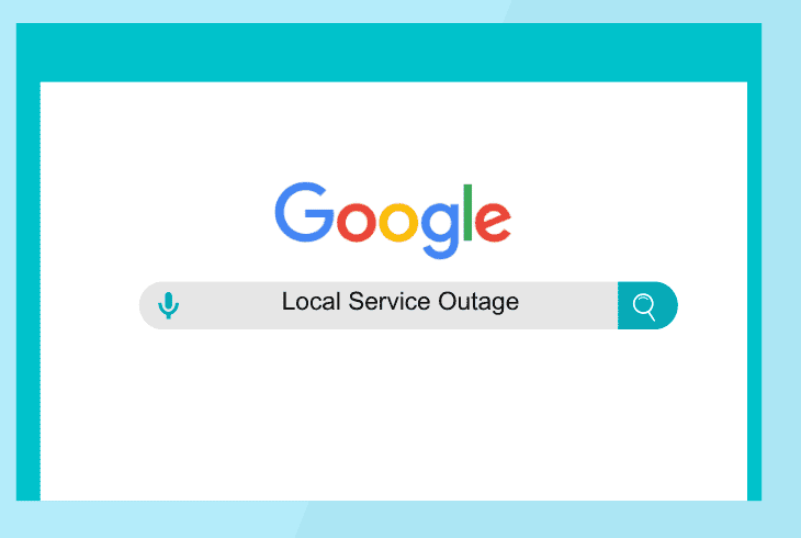 check for local service outages