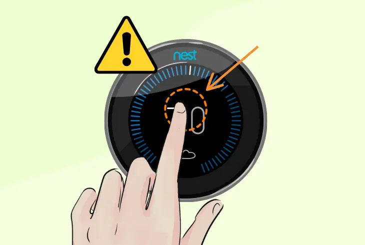 thermostat nest touch screen malfunction