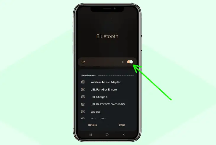 how to deactivate bluetooth on mobile