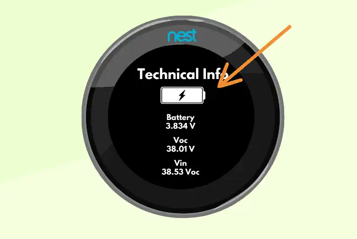 fully charge your nest thermostat