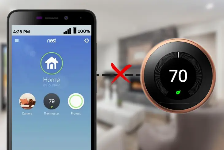 my nest thermostat is not connecting