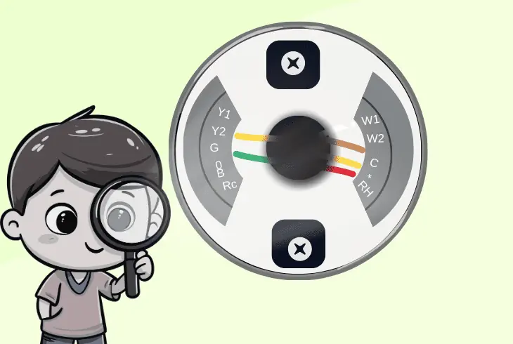 inspect the nest thermostat’s wiring