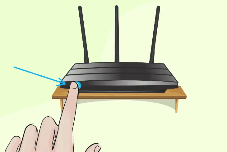 reboot the network router