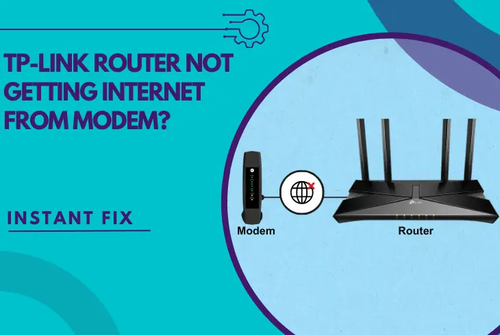 tp-link router not getting internet from modem
