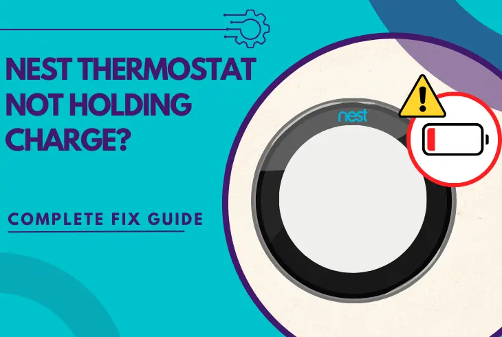 nest thermostat not holding charge