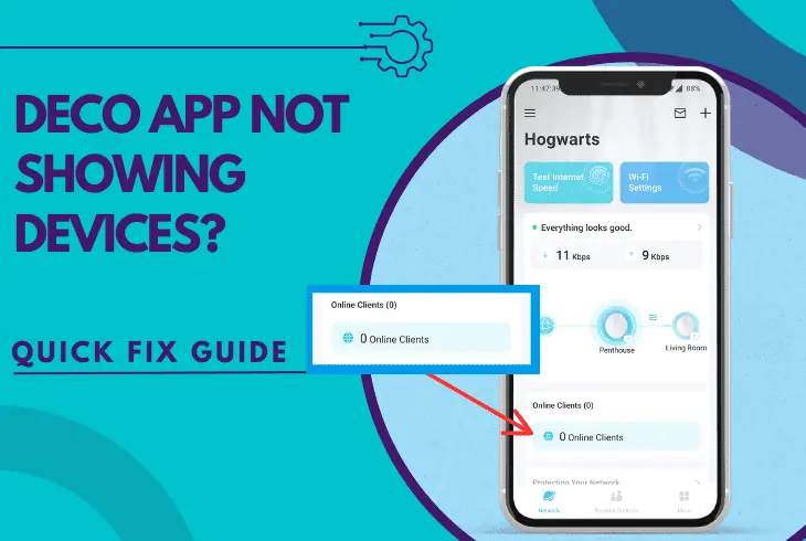 deco app not showing devices