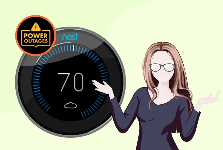 nest thermostat issue power outage