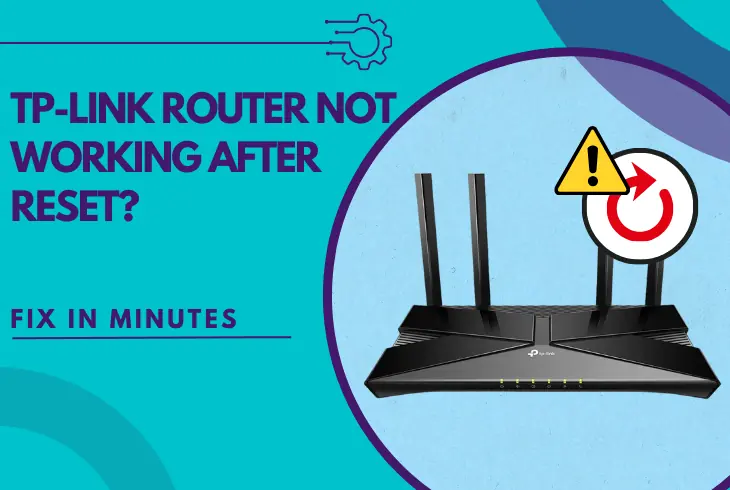 tp-link router not working after reset