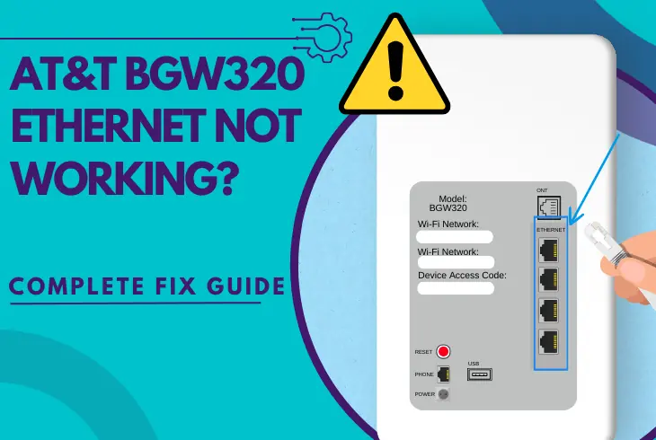 bgw320 ethernet not working