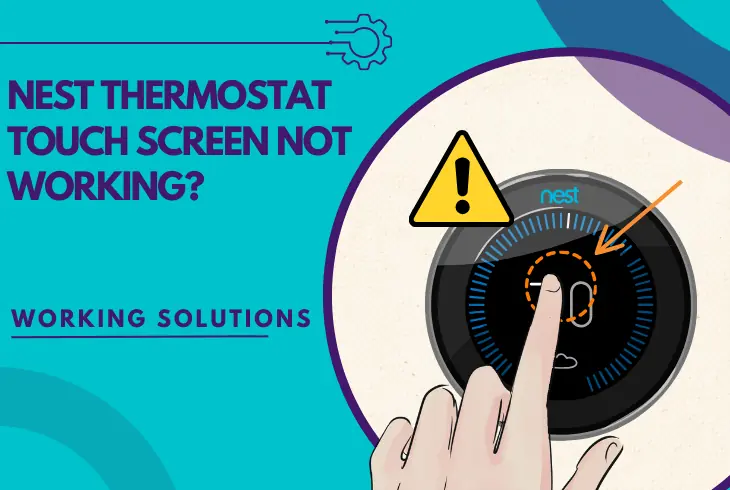 nest thermostat touch screen not working