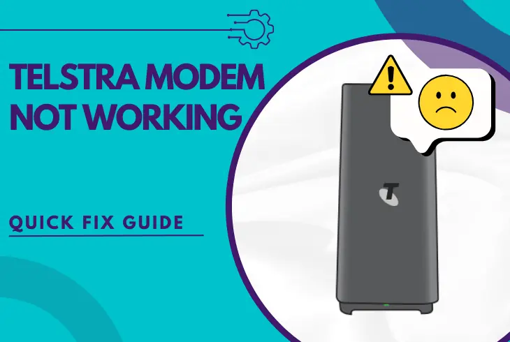 telstra modem not working