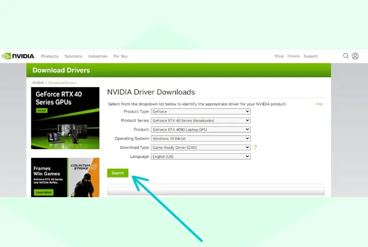 update an nvidia graphics card