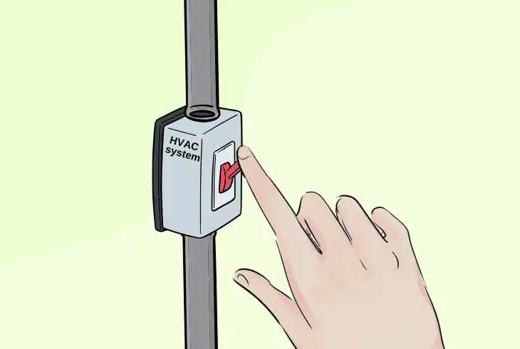 switch your hvac system off/on