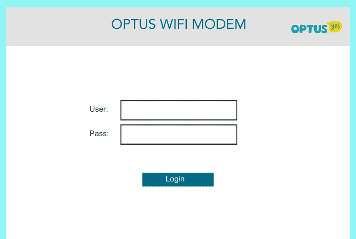 adjust the optus wireless settings