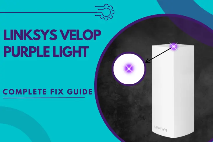 linksys velop purple light