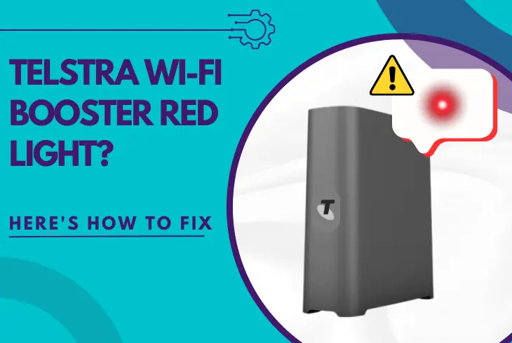 telstra wifi booster red light