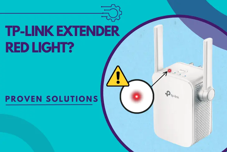 tp-link extender red light