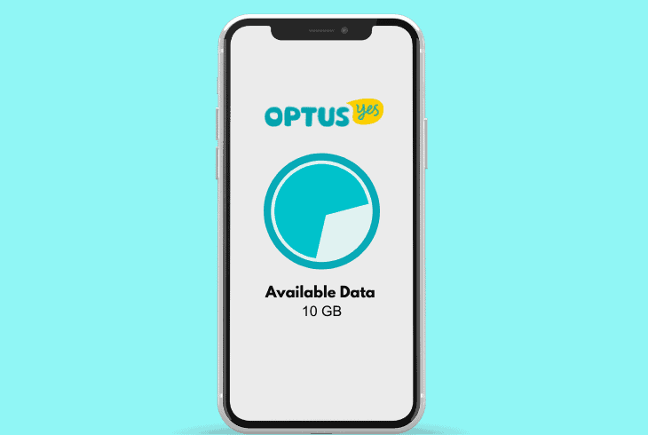 check the remaining optus mbps