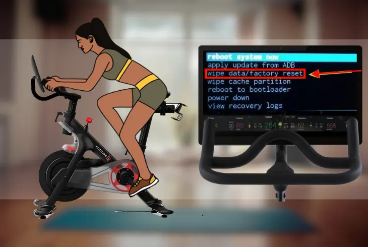 resetting your peloton bike to factory settings