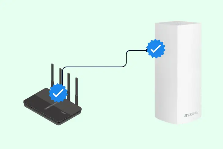 check the velop router’s connection