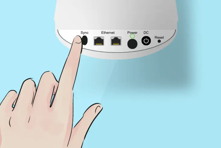 sync orbi satellite to the router