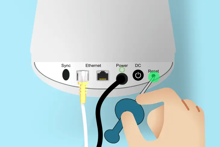 reset your orbi satellite’s system