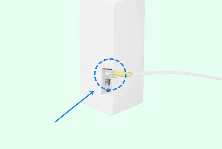 how to reconnect velop service cable