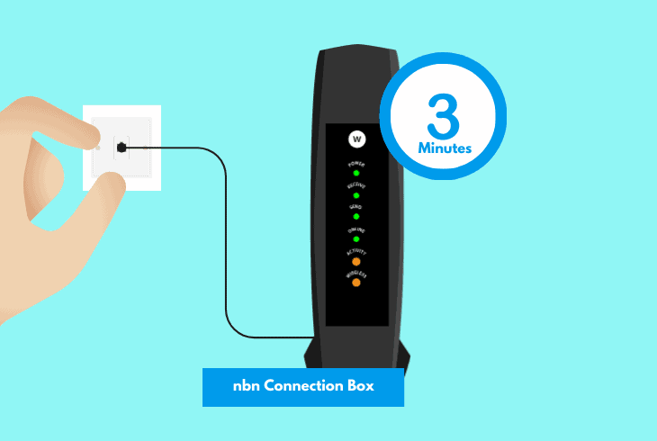 reconnect the service cable