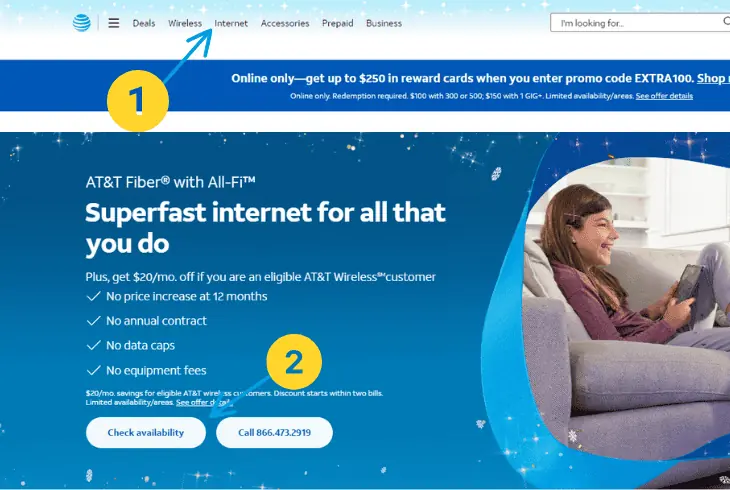check the at&t service status
