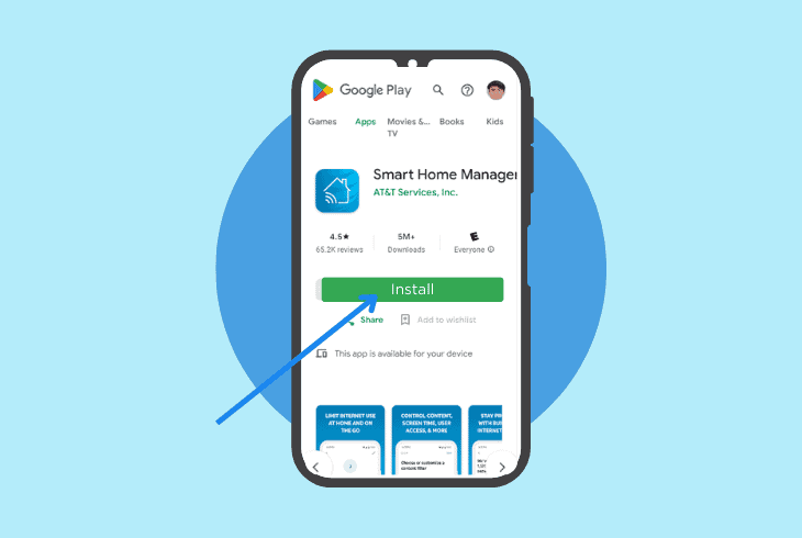 reinstall the smart home manager