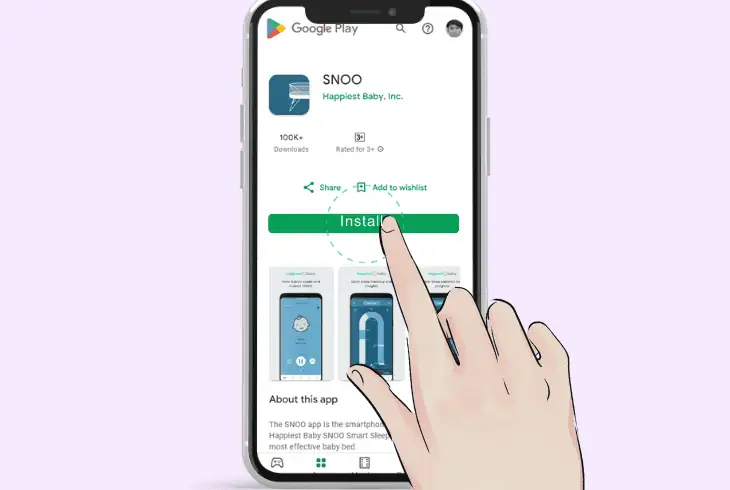 reinstall the snoo application