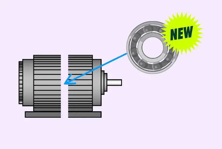 replace the snoo motor bearing