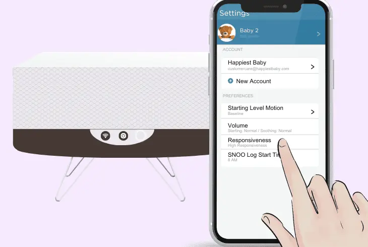 increase snoo’s sensitivity