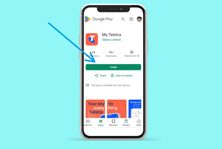 reinstall the telstra home app