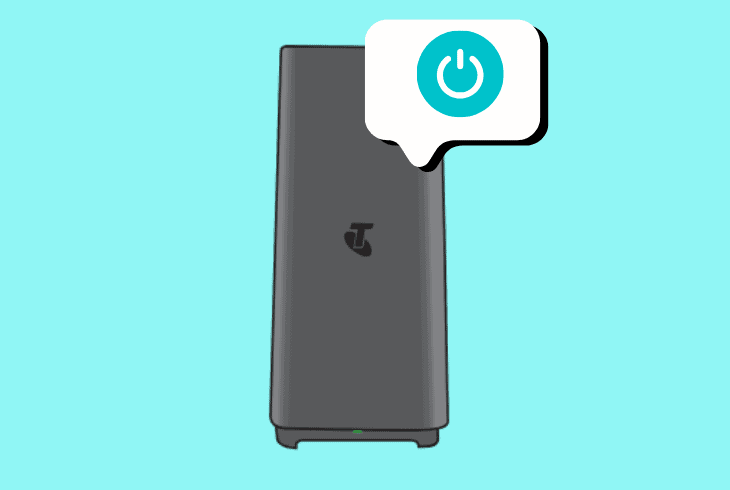 soft reset the telstra modem