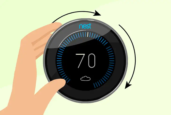 adjust the temperature manually