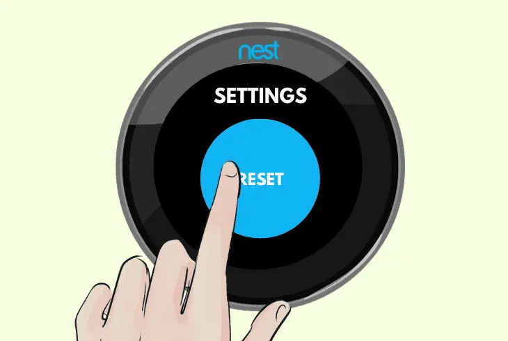 factory reset your nest thermostat