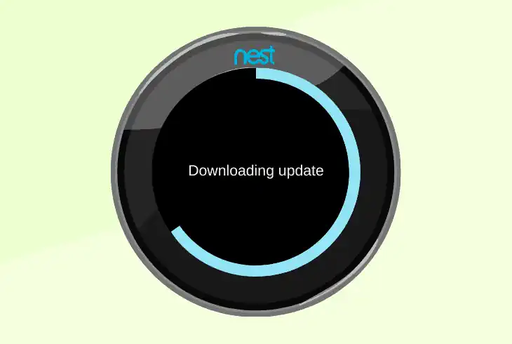 update the nest thermostat system