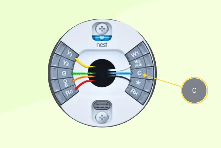 inspect the thermostat wiring