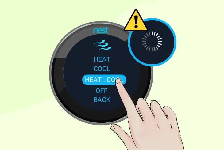 nest thermostat not responding to touch