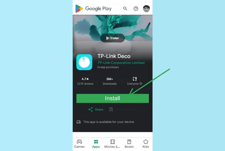 reinstall the tp-link deco app