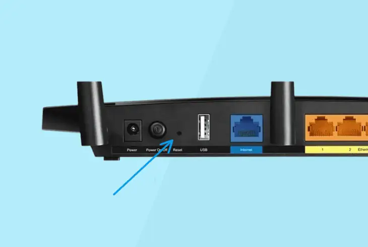 reset the tp-link service link
