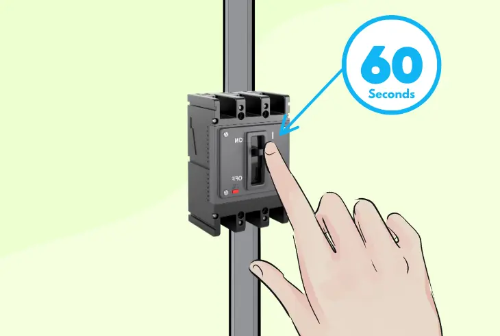 how to identify a tripped circuit breaker